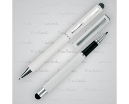 Zestaw piśmienny długopis i pióro kulkowe soft touch CLAUDIE