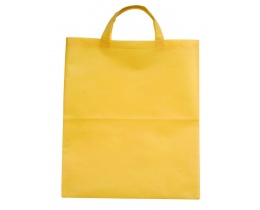 Torba na zakupy Non Woven krótkie uszy, biały - druga jakość