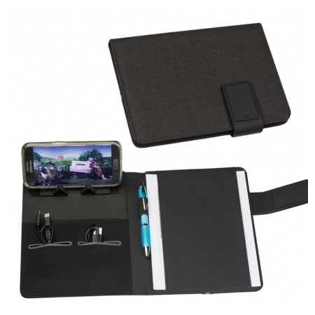 Notatnik z power bankiem 4000 mAh