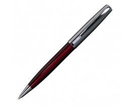 Długopis Bogota, bordowy / srebrny